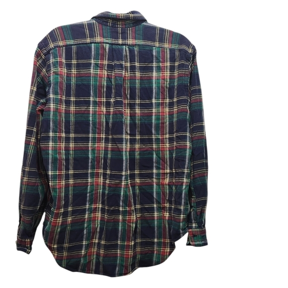 Vintage Genuine Ralph Lauren Mountain Equipment Plaid Flannel Men's Size L Red - Picture 6 of 6